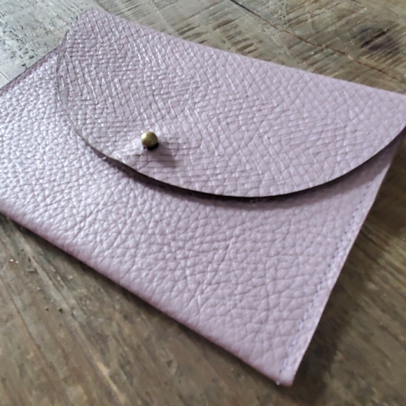 Molly M Designs Leather Pouch Wallet in Lilac! NEW - Picture 4 of 5
